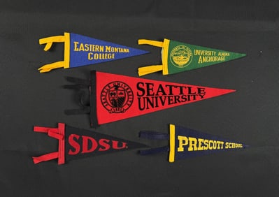 College University Souvenir Felt Pennants
