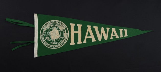 University of Hawaii Souvenir Felt Pennant