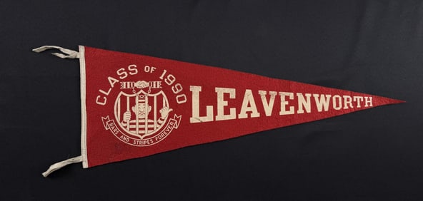 Leavenworth Prison Souvenir Felt Pennant