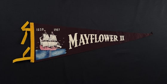 Mayflower II Souvenir Felt Pennant