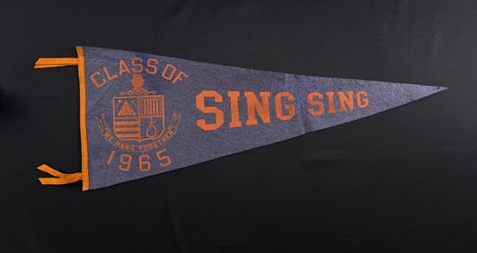 Sing Sing Prison Souvenir Felt Pennant