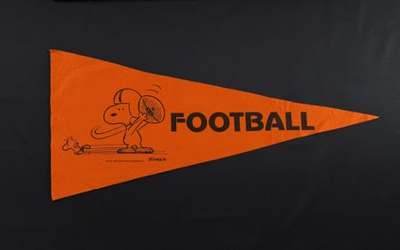 Snoopy Football Souvenir Felt Pennant