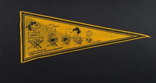 Boy Named Charlie Brown Souvenir Felt Pennant