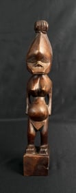 Mid Century African Fertility Statue Tiki Room