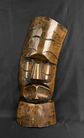 Mid Century South Pacific Wall Tiki Mask