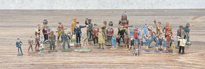 Collection of Lead Toy Soldiers Britains