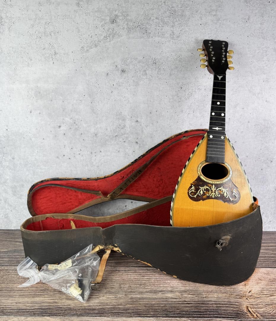 Antique N.B. Curtiss Bowl Back Mandolin (1 of 15)