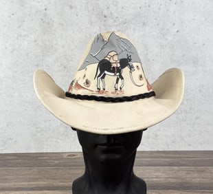 Toby's Custom Painted Cowboy Hat