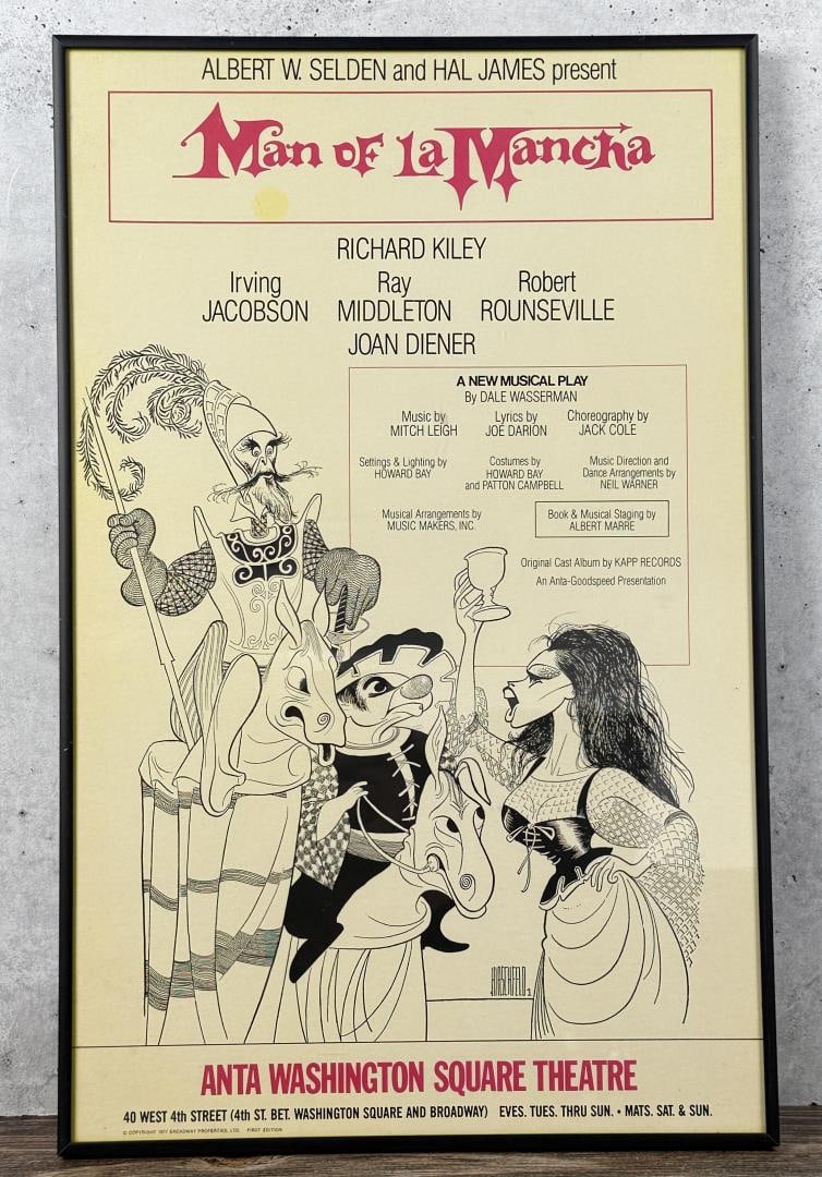 Man of La Mancha Musical Play Poster (1 of 5)