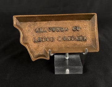 Anaconda Copper Mining Company Ingot Dish
