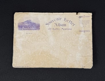 Butte Montana Souvenir Photo Book