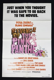 1978 Revenge of the Pink Panther Movie Poster