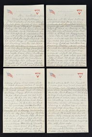 WWI WW1 San Antonio Texas Soldier Letter Home