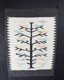 Navajo Style Tree of Life Mexican Rug