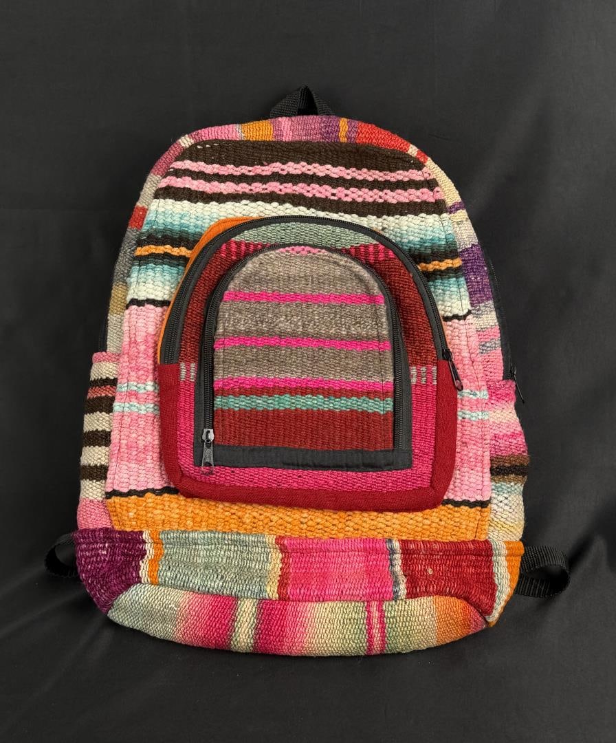 South American Peruvian Blanket Backpack (1 of 4)