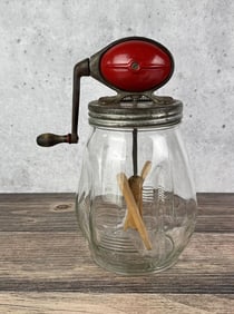 Dazey 4 Quart Red Top Butter Churn