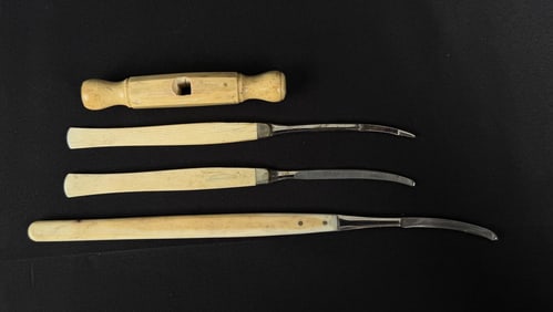 Collection of Civil War Amputation Surgical Tools