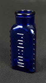 Cobalt Blue Poison Bottle