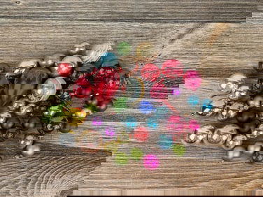 Mercury Glass Christmas Tree Ornaments