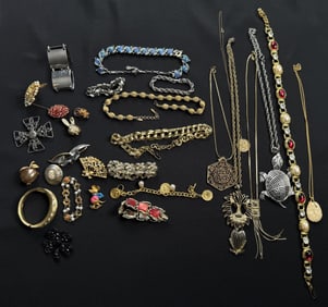 Group of Signed Costume Jewelry