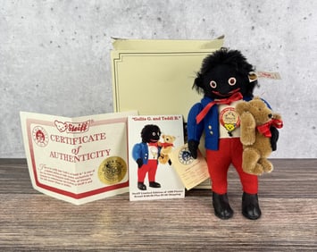 Steiff Gollie G and Teddi B