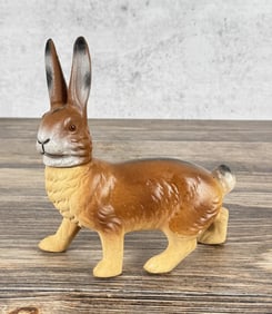 German Paper Mache Bunny Rabbit Candy Container