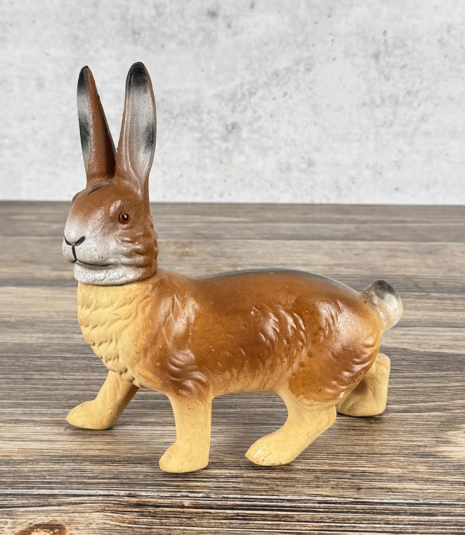 German Paper Mache Bunny Rabbit Candy Container (1 of 7)