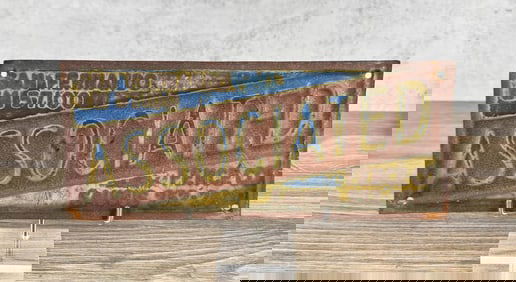 San Fernando California Associated Fence Sign