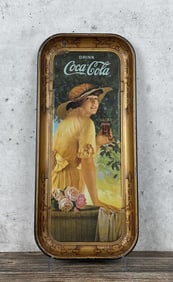 Antique 1916 Elaine Coca Cola Tray