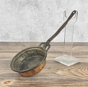 Copper & Wrought Iron Hearth Pan