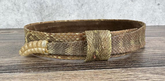 Montana Rattlesnake Cowboy Hat Band