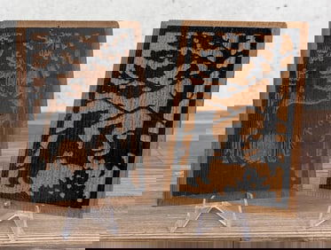 Yellowstone Park & Redwood Highway Souvenir Panels