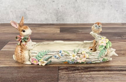 Fitz & Floyd Classic Woodland Spring Cracker Dish