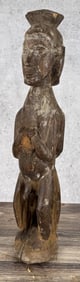 Luba African Fertility Wood Carving Statue