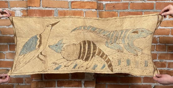 Amazon Jungle Ticuna Tapa Cloth