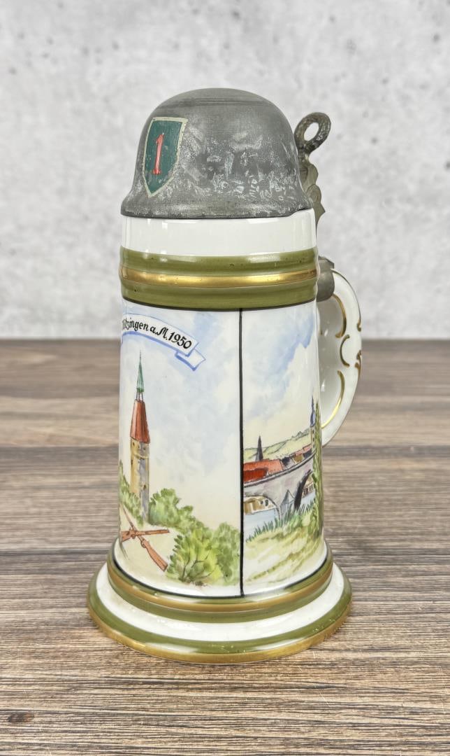 German Regimental Lithophane Beer Stein (1 of 8)