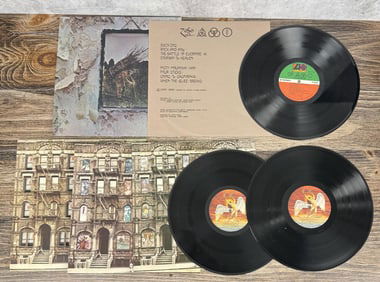 Led Zeppelin 33rpm Vinyl Records