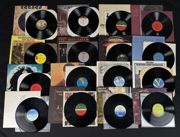 American Folk Rock Vinyl 33rpm Records