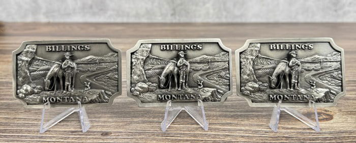 Billings Montana Cowboy Belt Buckles