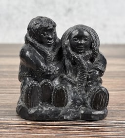 Wolf Original Eskimo Sculpture