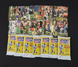 Group Of Vintage Football Cards & Packs