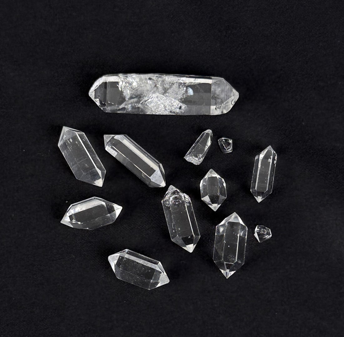 Double Terminated Lemurian Quartz Crystals (1 of 4)
