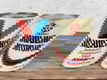 Full Valvoline Havoline Paper Oil Cans