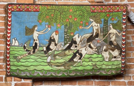 Gerhard Munthe Najader Mermaid Tapestry