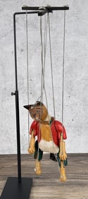 Wood Cat Marionette Puppet