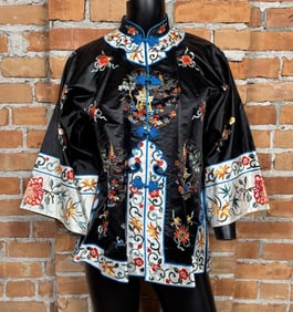 Antique Chinese Silk Kesi Robe