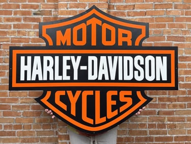 Original Harley Davidson Motorcycles Dealer Sign