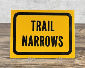 USFS US Forest Service Trail Narrows Sign