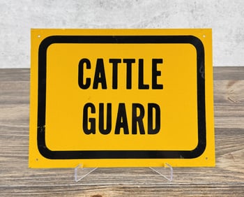 USFS US Forest Service Cattle Guard Sign
