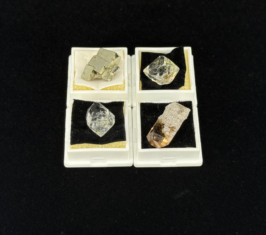 Collection of Mineral Crystal Specimens (1 of 3)